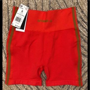 adidas Ivy Park High-Waisted Shorts Real Coral